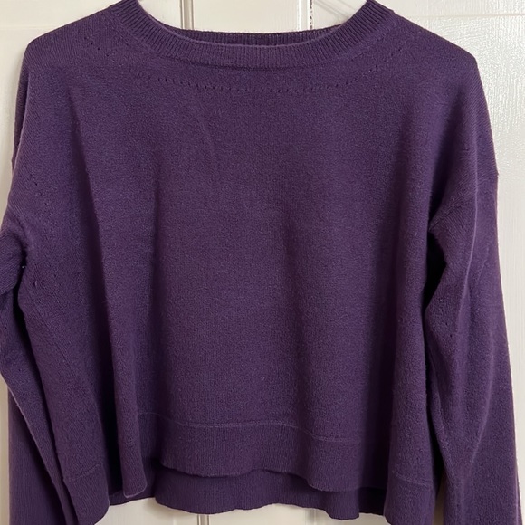 Marni Purple Crewneck Cropped Sweater size 40 - Picture 6 of 13